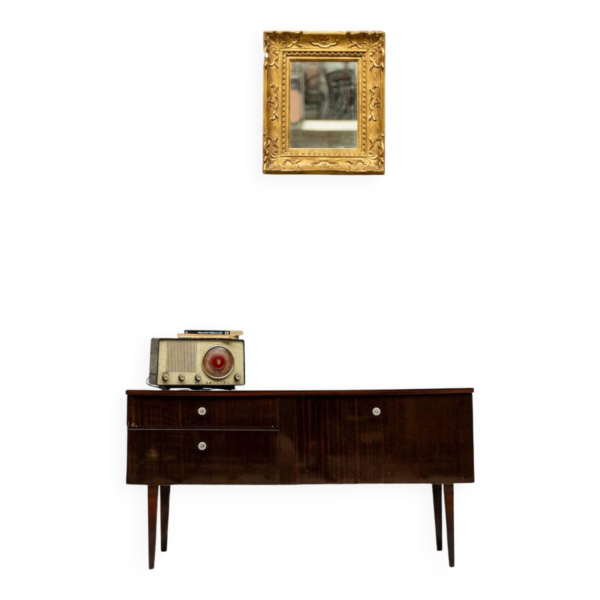 Meuble TV / enfilade vintage look scandinave