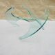 Propeller glass coffee table