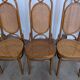 Set of 6 Mid-century Bentwood Cane Dining Chair, Thonet Style, 1970s Yugosl