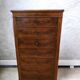 Louis Philippe style mahogany secretary chest.