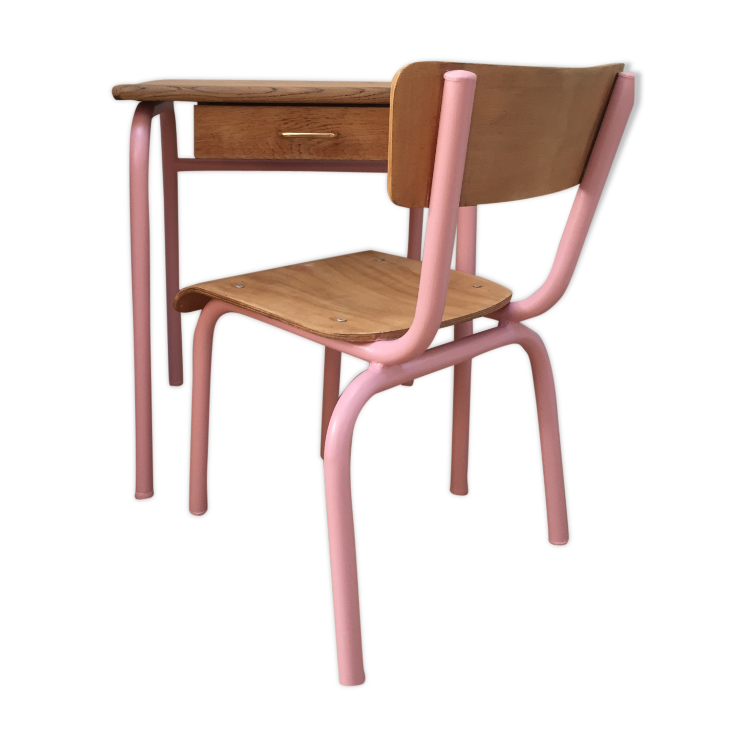 Ensemble bureau d’écolier Delagrave et sa chaise