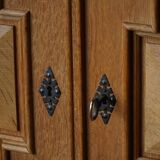 Henning Kjærnulf, enfilade in oak, mid-century Danish, Nyrup Møbelfabrik, 1960s.