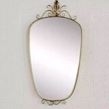 Miroir rétroviseur années 50 60 35x71cm