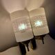 Pair of 50s wall lights