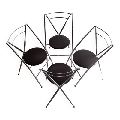 lot de 4 chaises Cinderella - Design Hiroyuki Yamakado.