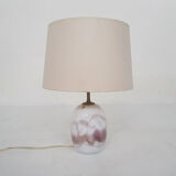 Michael Bang "Sakura" glass table light for Holmegaard, Denmark 1980's