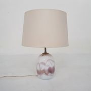 Michael Bang "Sakura" glass table light for Holmegaard, Denmark 1980's