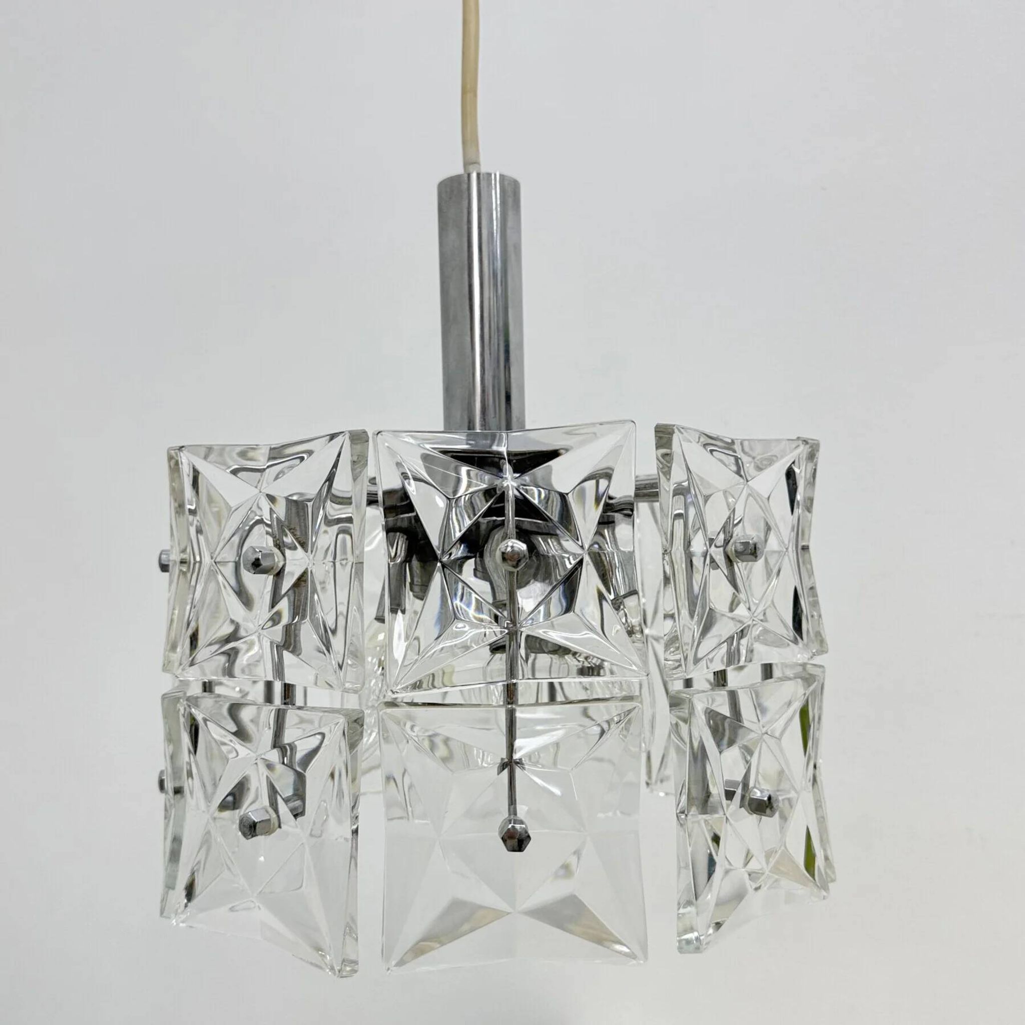 Mid-century design Kinkeldey hanging lamp, 1970s