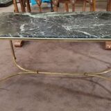 Bronze and marble coffee table, 20th century
