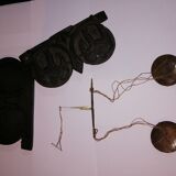 Opium scale in burma wooden box