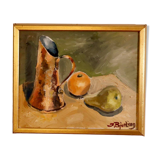 « Nature morte au pichet et aux fruits » de J Bjurling