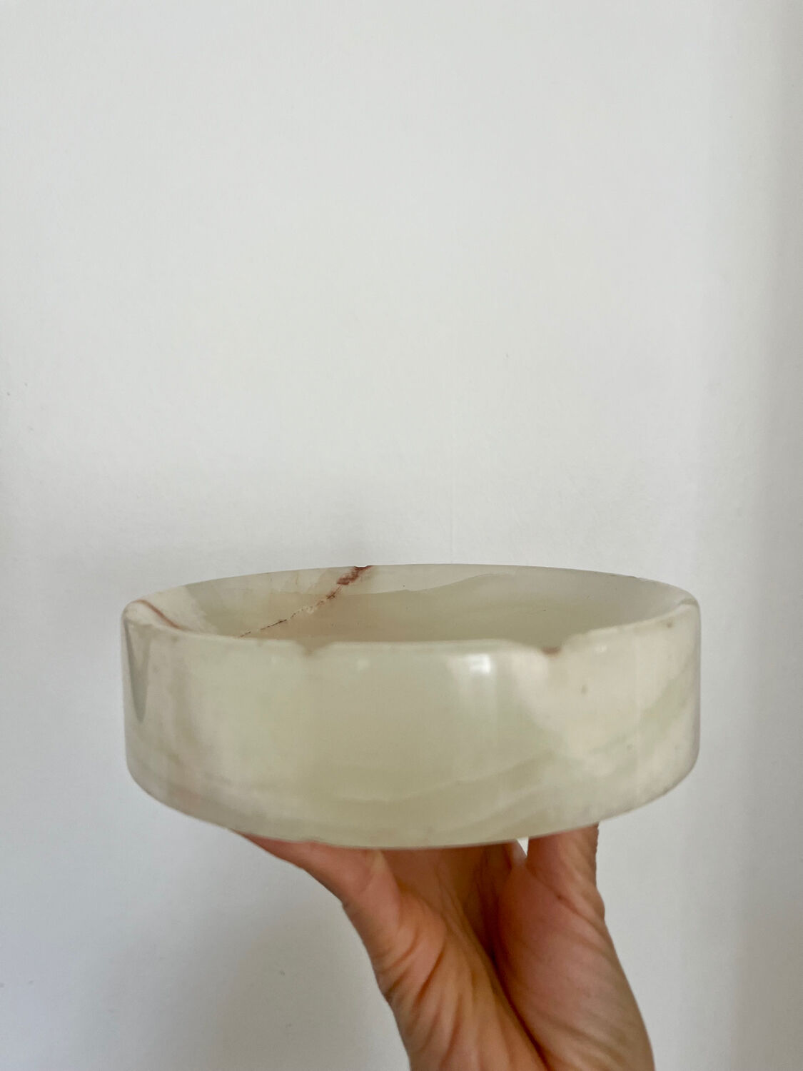 White onyx pocket tray
