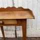 Vintage wooden desk table with one drawer