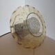 Scandinavian jellyfish pendant lamp in glass and wood 1970