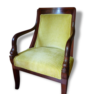 Fauteuil Gondole époque Empire