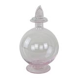 Glass carafe, Italian design, 1970s, manufactured in Italy