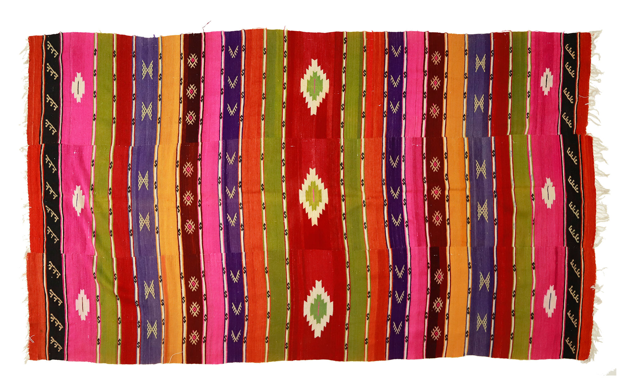 Anatolian handmade kilim rug 286 cm x 167 cm