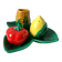 Set of salt shaker / pepper / mustard vintage in slip 70s