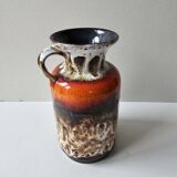 Vintage ceramic vase with handle - Jasba Keramik