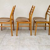 3 Scandinavian teak chairs
