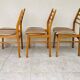 3 Scandinavian teak chairs