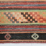 Turkish Vintage Kilim Rug, 169x211 Cm