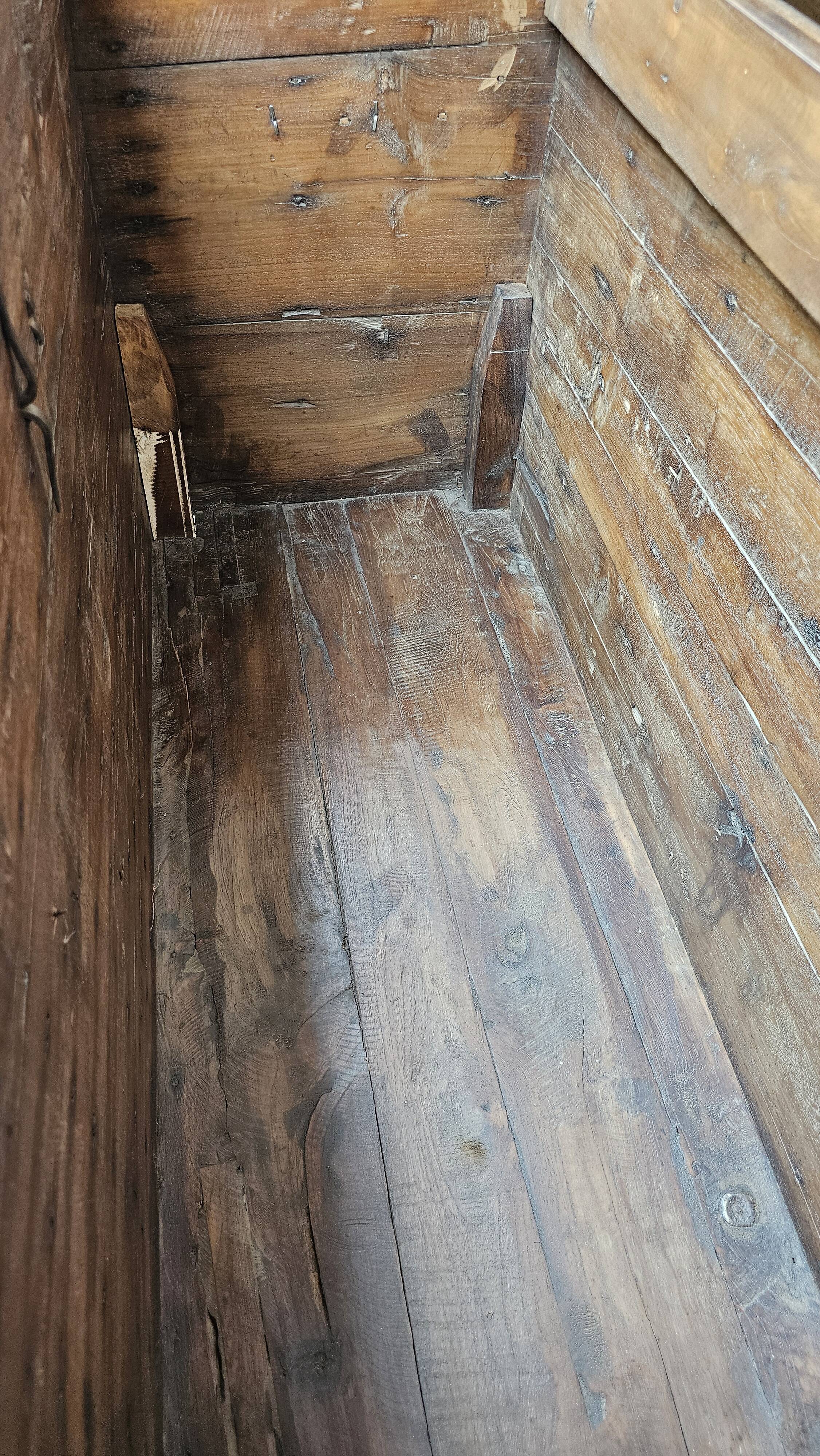 Antique Burmese teak dowry chest