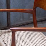 2x Niels Otto Møller Chair Model 56 in Teak, 1960s Denmark