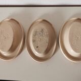 Set of 3 Charles Amand crab-shaped ramekins
