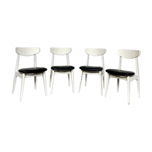 Série de 4 chaises scandinave - stella
