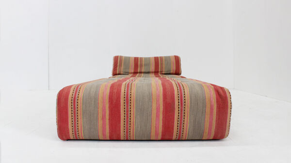 Fauteuil et repose-pieds Voyage Immobile vintage de Roche Bobois