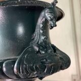 Set of 4 cast iron basins, Corneau foundry in Charleville.