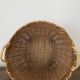 Basket, vintage bamboo laundry basket, toy basket, storage basket