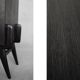 Mid-Century Scandinavian Modern Dark Oak Sideboard with Wood and Metal