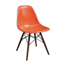 Chair Eames DSW "red" orange Herman Miller 1970 edition