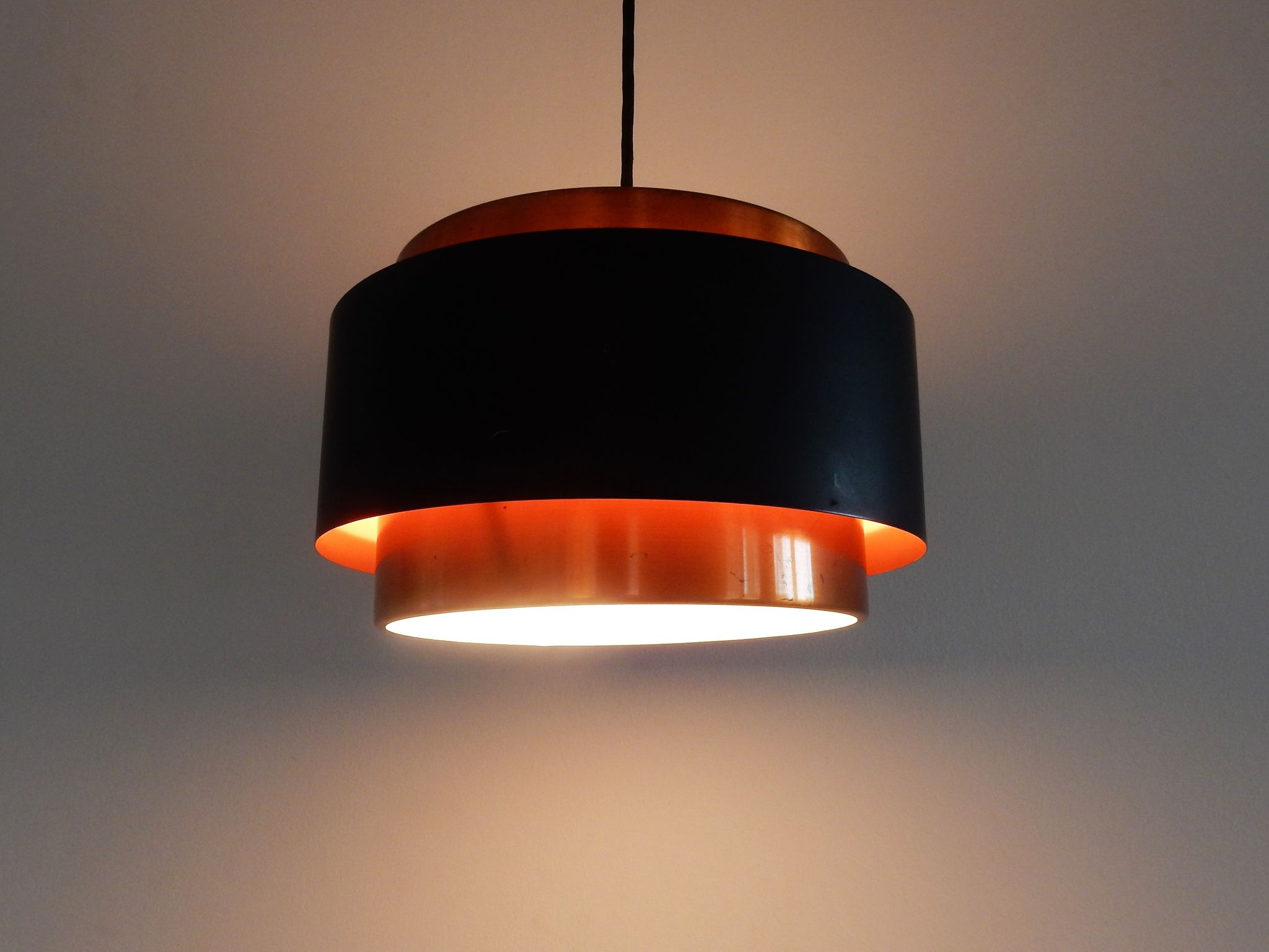 Saturn hanging lamp by Johannes Hammerborg for Fog & Mørup, 1960s