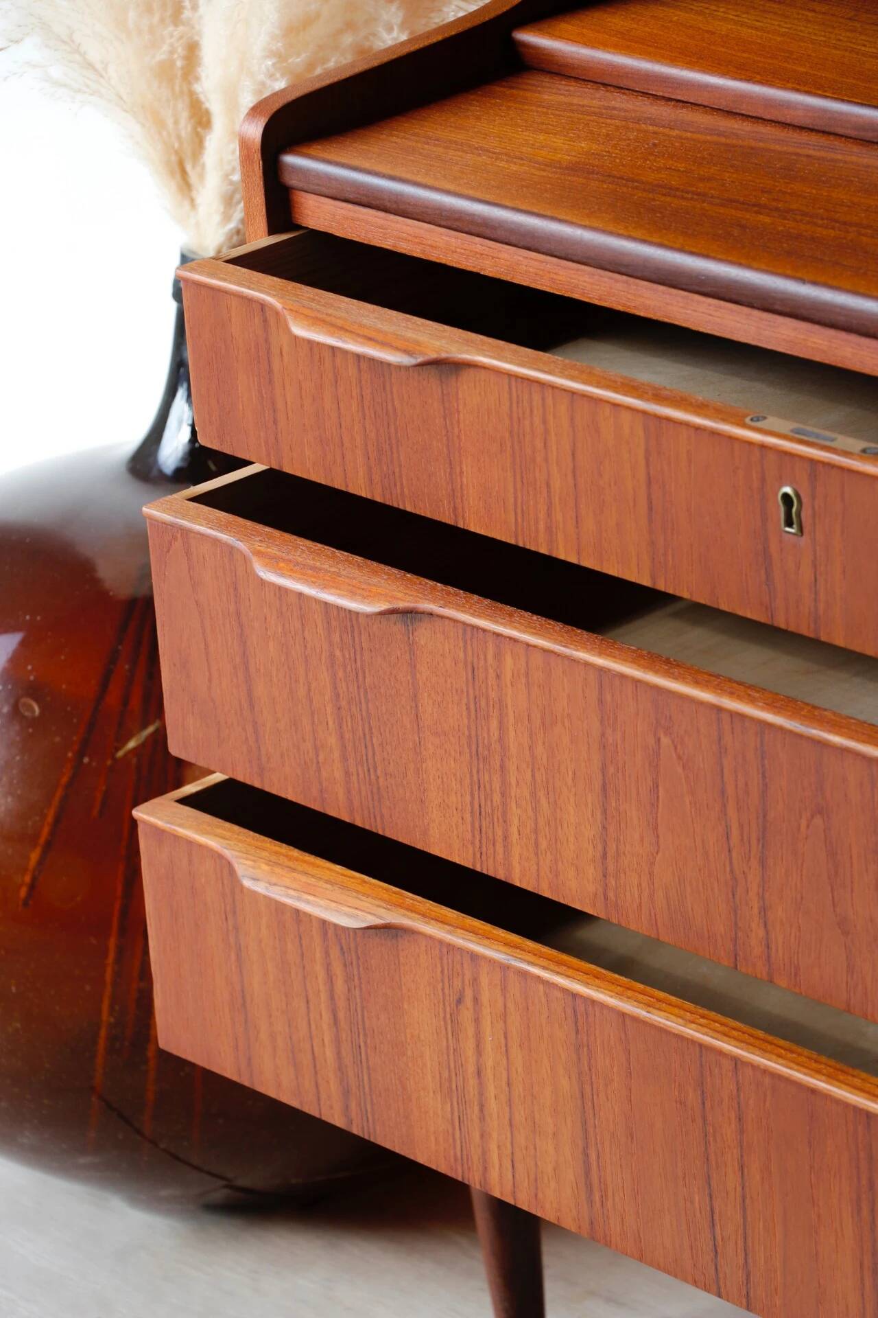Danish teak secretary from the 1960s | Scandinavian design