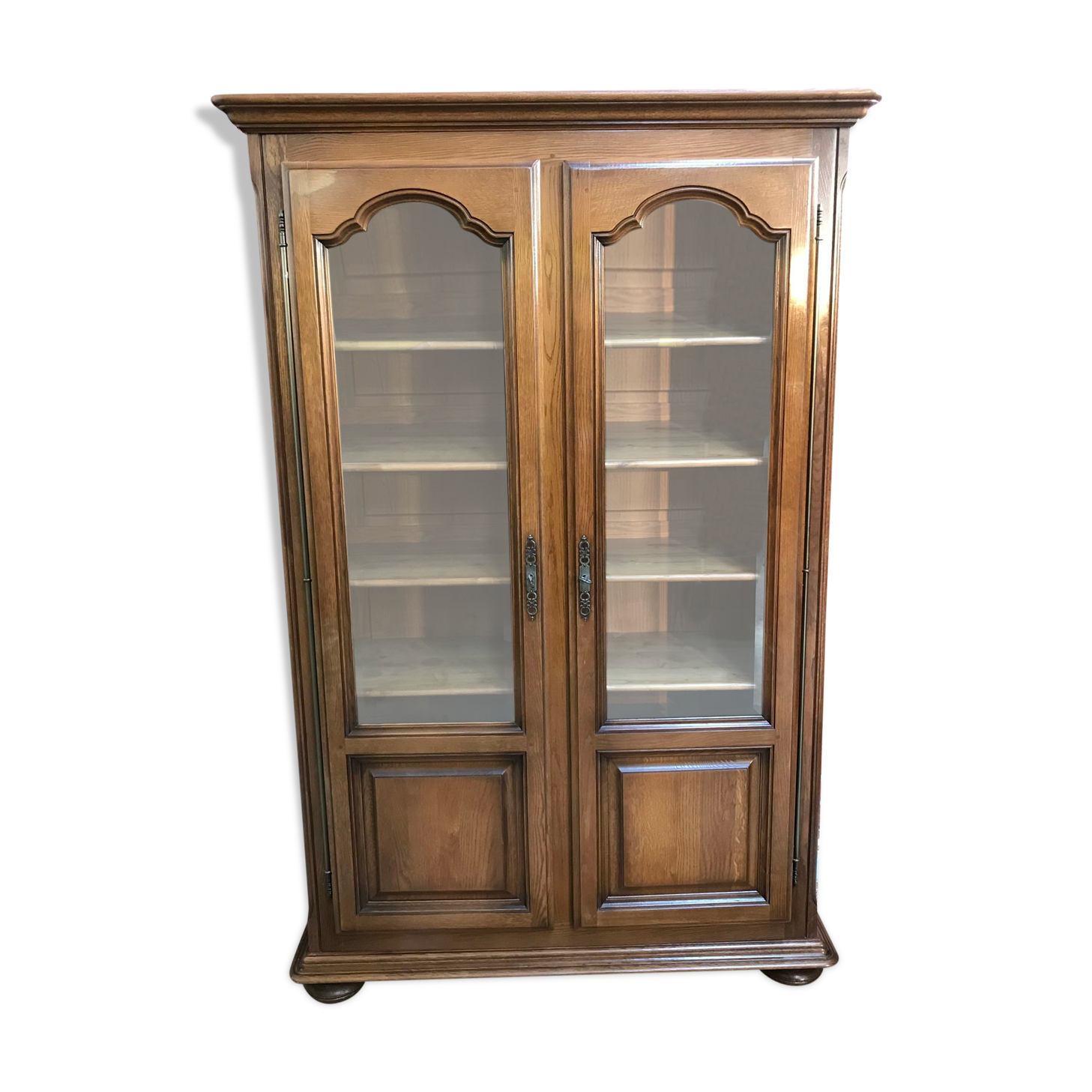 Bookcase glass door