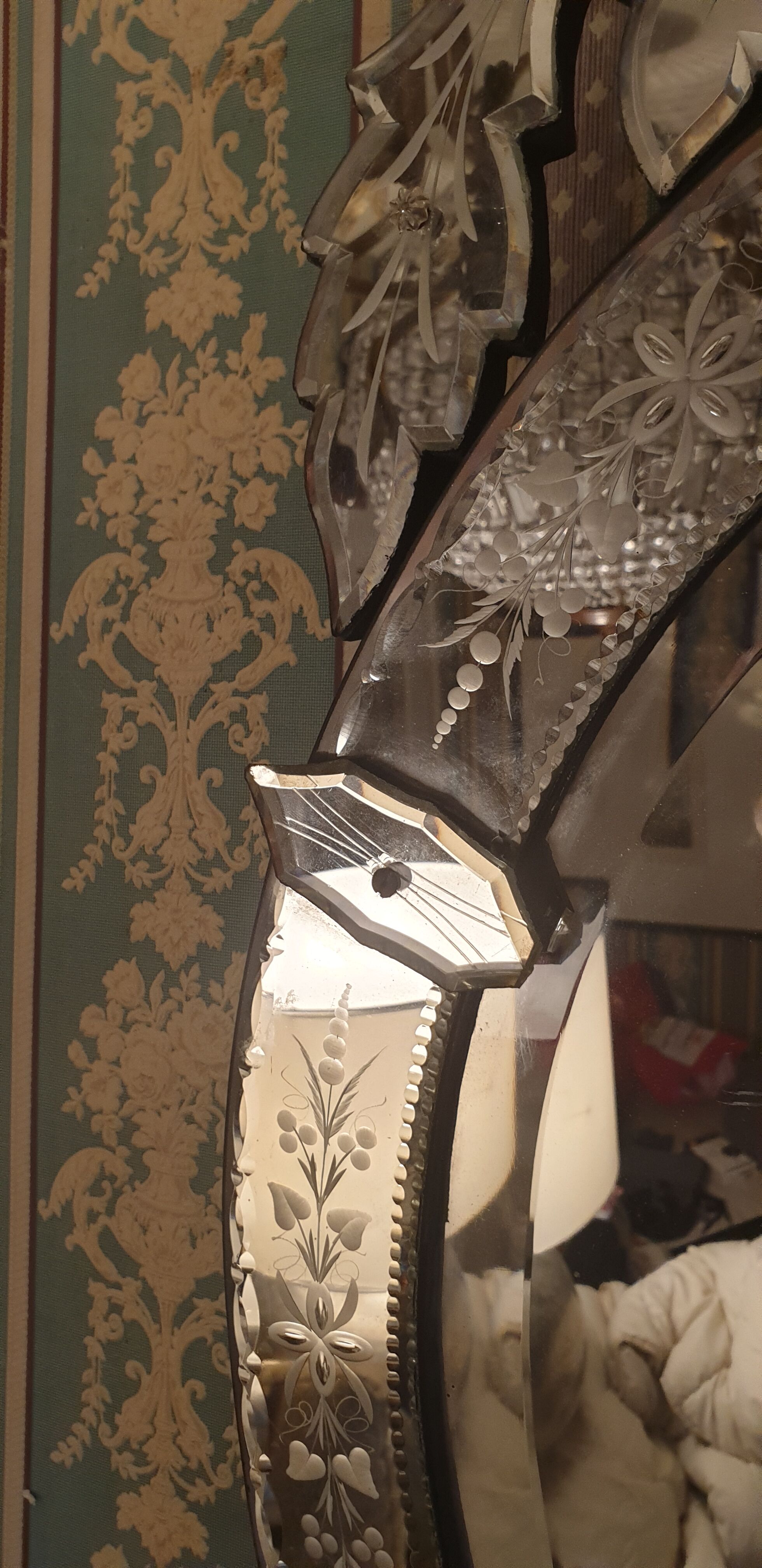 Venetian mirror 93x45cm