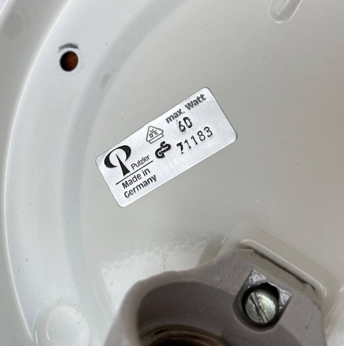 German Vintage Model Space Age 71183 Wall or Ceiling Light by Peill & Putzler, 1970s