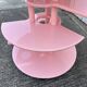 Mini bar dessert from the 80s, Memphis style, light pink lacquered wood.