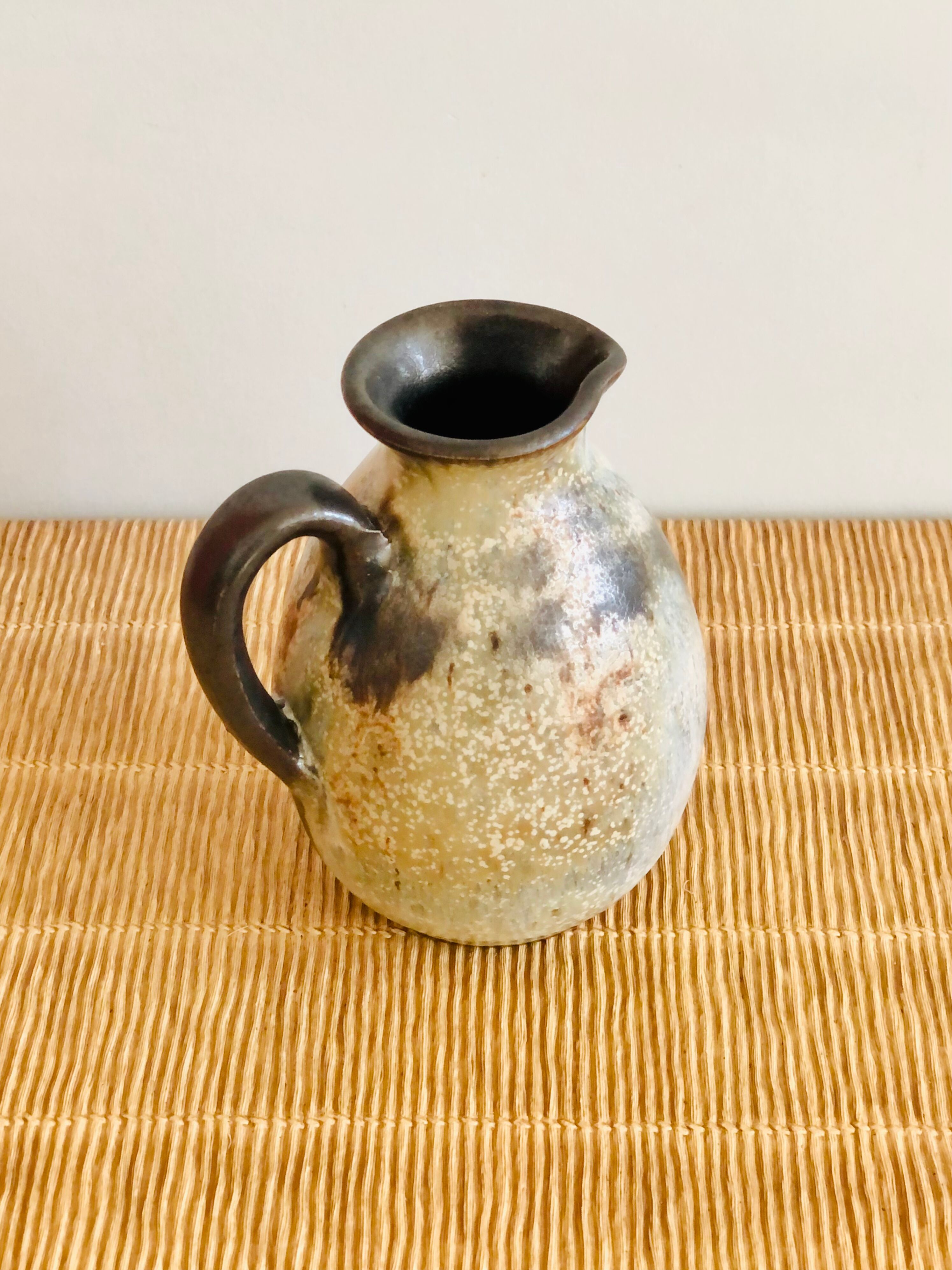 Ceramic soliflore vase by Willy Biron, Belgium 1950