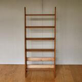 Solid oak shelf, Pierre Cruege 1950
