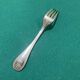 Silver-plated dessert fork Christofle Malmaison model
