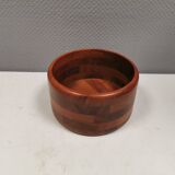 Beautiful wooden bowl in teak from Danish Kjeni 1950s.