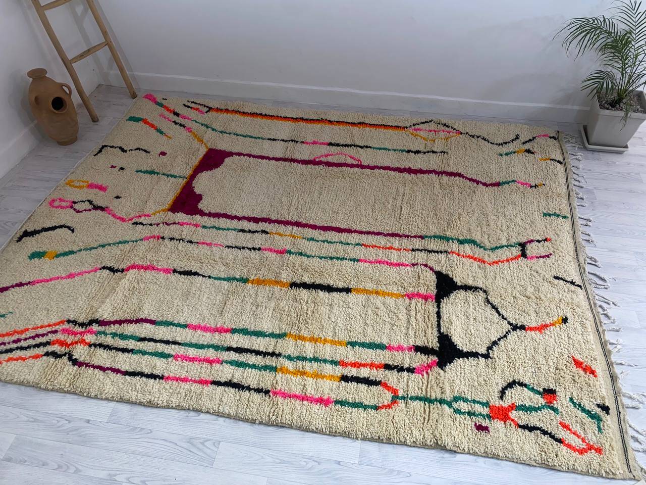 Tapis berbère en laine fait main300 x 230 cm