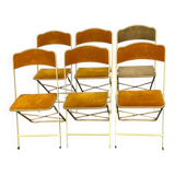 Set of 6 folding chairs