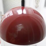 Ceiling design round metal Burgundy