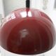 Plafonier design metal rond bordeaux