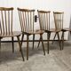 Set of 4 Scandinavian Baumann chairs model Minuet 1980 stamped